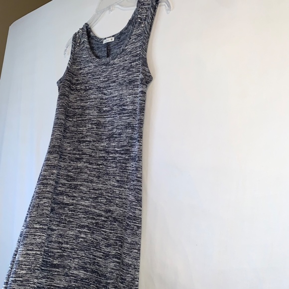 Soprano Women Grey Sleeveless Tank Dress Size XS - Picture 6 of 8